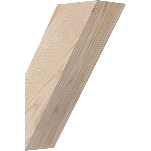 Ekena Millwork 3 1/2"W x 8"D x 12"H Traditional Smooth Knee Brace, Douglas Fir BRC04X08X12TRA00SDF - main
